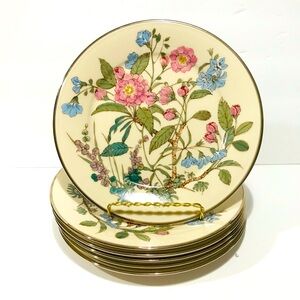 Gorham Fairmeadows Luncheon/Salad Plates Set of 6 Made in USA 8” Diameter